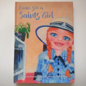 I can see a saints girl. 
我能看到一个圣洁的女孩