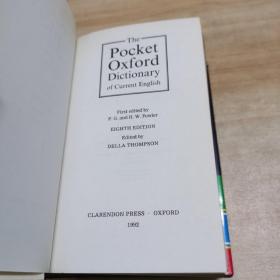 THE POCKET OXFORD DICTIONARY