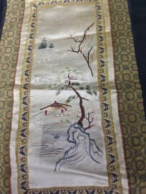 回流老绣品