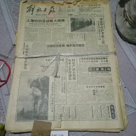解放日报报纸合订本1993年1-12月 缺6月
