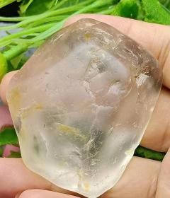 0093 天然洒金皮水晶原石，