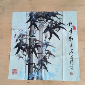 孙本胜将军画 《丹青独立名》