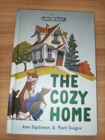 英语漫画书《THE COZY HOME》儿童绘本【这是“蝙蝠、猫和老鼠”系列的第一本书，讲述了三个朋友——蝙蝠、猫和老鼠的三个半甜蜜又有趣的室友冒险故事。】