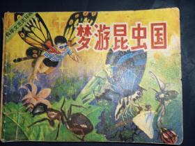 连环画湖南版《梦游昆虫王国》科学文艺连环画