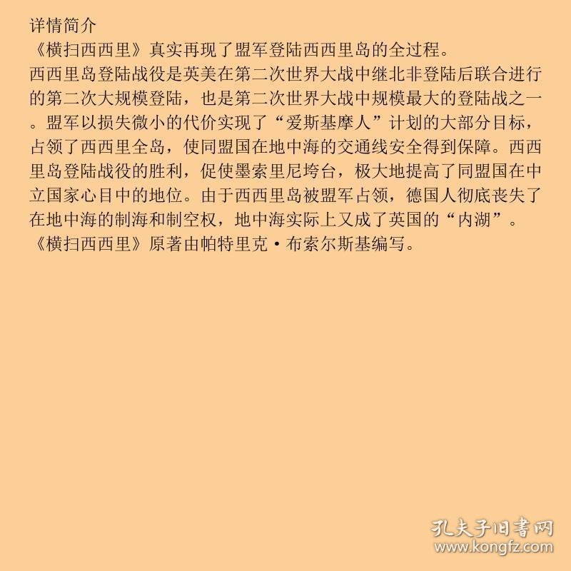 二战经典战役全纪录2：横扫西西里