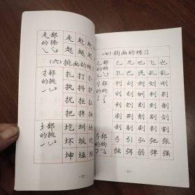 庞中华硬笔书法经典字帖：庞中华楷书规范字帖