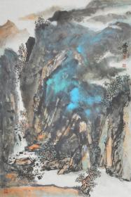 河北美协赵鸿雁精品山水

赵鸿雁，字翡骧，号九月，1965年出生于河北唐山。河北省美协会员，河北省工艺美术师，曹妃甸区美协主席，曹妃甸区政协常委。著名画家李可染、吴悦石再传弟子。师从名家白云乡、李小可、张龙印、秦少甫诸先生。受教于花鸟画大家张立辰、郭石夫先生。人民大学艺术学院张龙印花鸟画工作室助教，实力派画家。