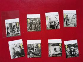 英国邮票二战胜利8全加小全张1枚