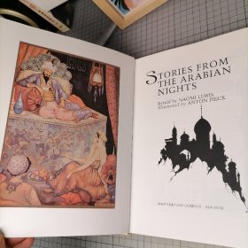 英文版 Stories from The Arabian Nights  Retold by Naomi Lewis Illustrated by ANTON PIECK Naomi Lewis的《天方夜谭/一千零一夜/阿拉伯之夜》故事  安东·皮克 插图 荷兰插画家Anton Pieck 安东·皮克 绘本画集