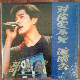 黑胶LP老唱片郭富城《对你爱不完》，1992年发行，1Lp，33转12寸，全新未开封