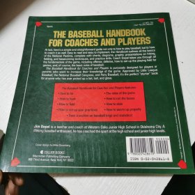 英文原版THE BASEBALL HANDBOOK FOR COACHES AND PLAYERS教练和球员的棒球手册