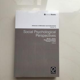 原版书籍 Social Psychological Perspectives 社会心理学观点