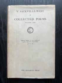 Collected Poems(Volume one)(就只出过第一卷，后面没出过)/初版初印带书衣/Vita Sackville-West限量版签名本