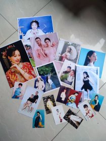 彩色照片:影楼美女写真照片，影楼的个人写真照片大小20来张！