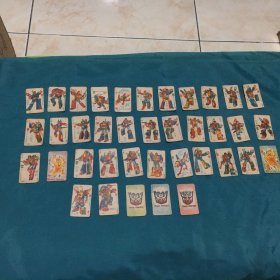 洋画片 游戏牌：变形金刚 扑克牌（不齐，散片合售，具体多少枚 看图片）