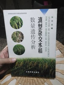 【全新未使用过的，内页干净无笔迹】滇型杂交水稻数量遗传分析 杨德 主编 云南科技出版社9787541616310