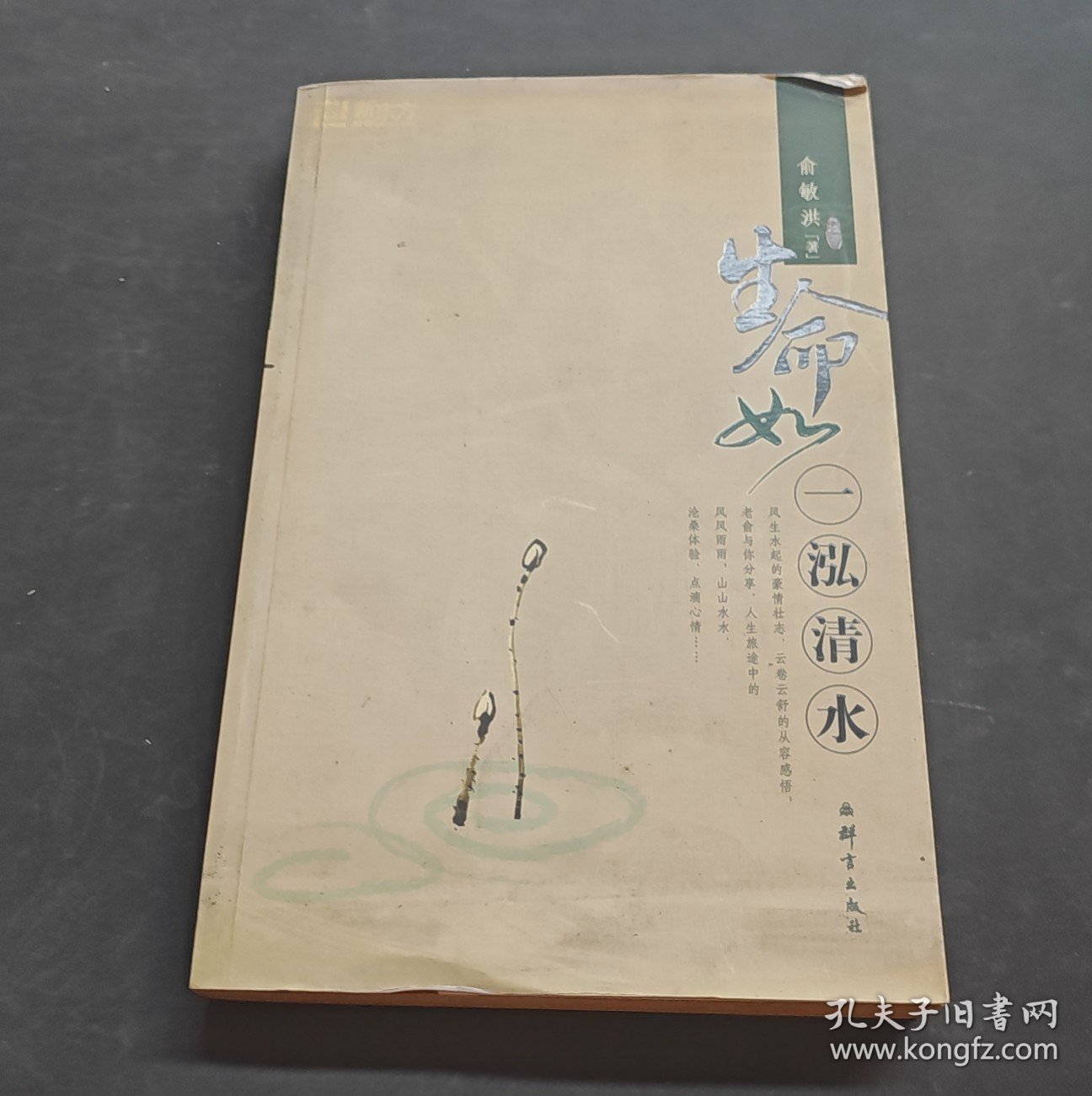 生命如一泓清水