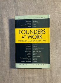 Founders at Work: Stories of Startups' Early Days 创业者 : 全世界最成功的技术公司初创的故事【英文版，精装】有三四处划线字迹