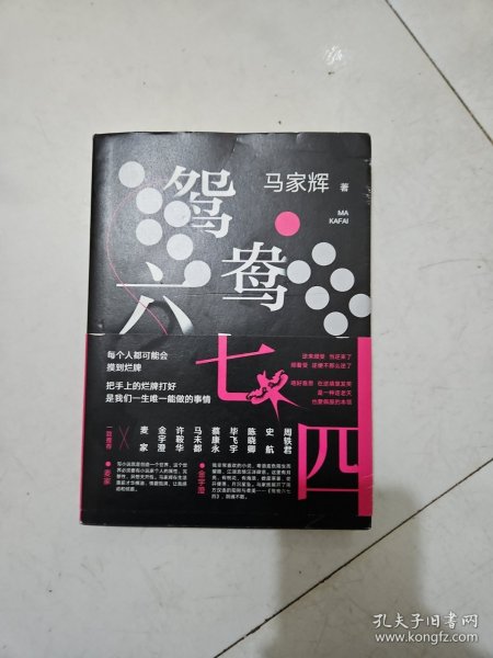 鸳鸯六七四（马家辉重磅新作！麦家、金宇澄、许鞍华、马未都、蔡康永等一致推荐）