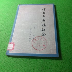 什么是原始社会