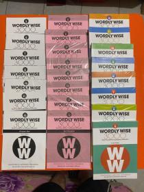 WORDLY WISE 3000教材（5.6.7.8.9.10.11.12. +练习册5.6.7.8.9.10.11.12.+答案5.6.7.8.10.11.12. 共23本合售 ） 全新未开封