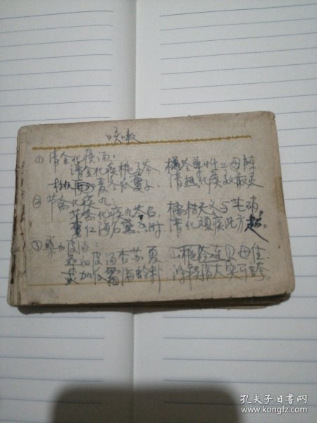 中医方手抄本