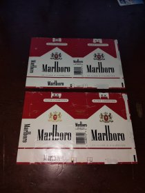 烟标 Marlboro 两枚合售