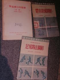 50年代体育小丛书共7本合售--店架5