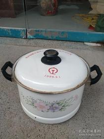 搪瓷锅（加厚，重量4.05斤）。