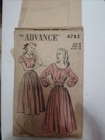 妇女时装样册带图纸《MCCALL、ADVANCE》，五册合售。