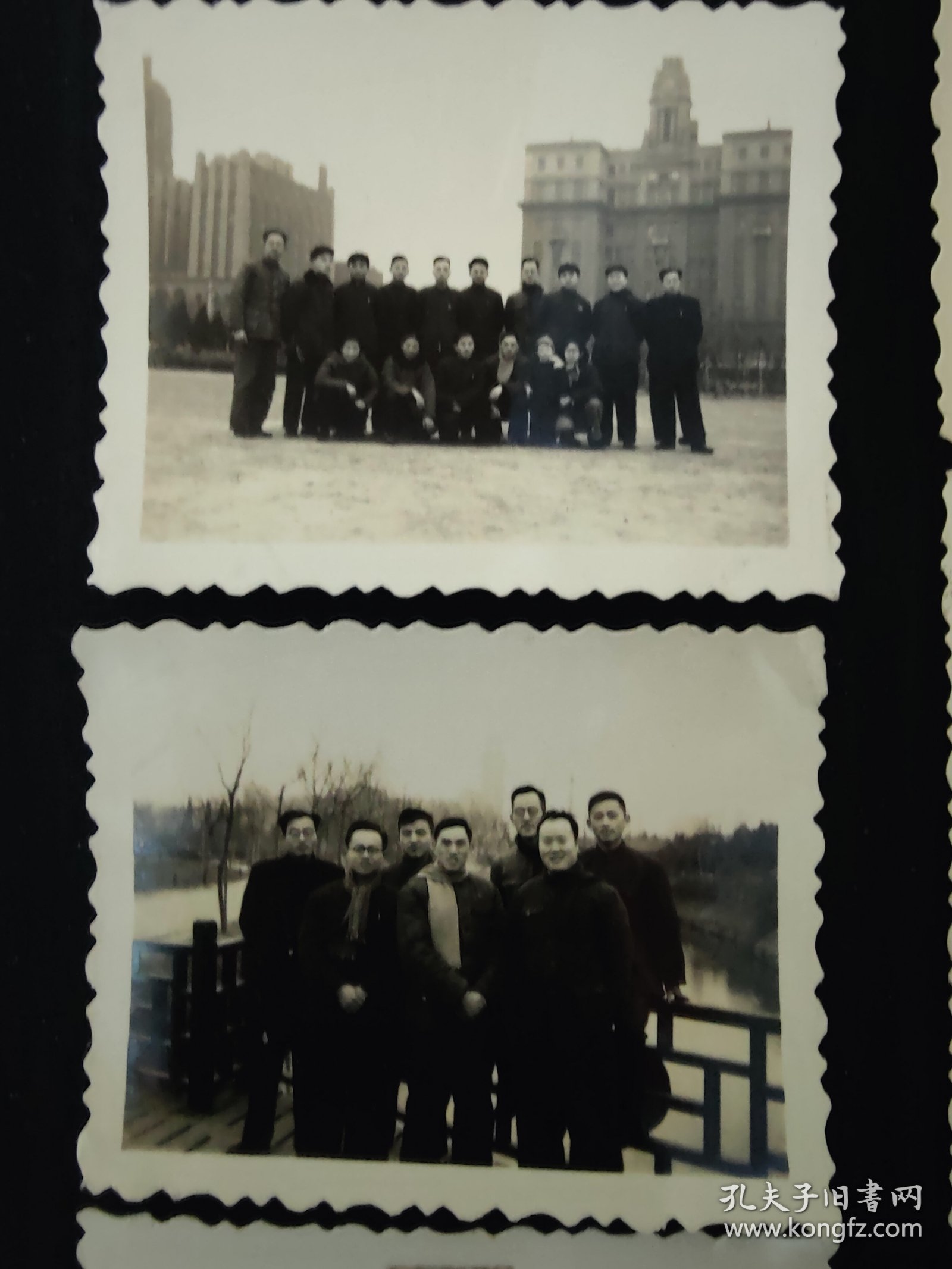 1958年 上海嘉定工作人员 下乡劳动锻炼前照片一组6张合销(徐正铨 李新华 黄宝玉 钱永麟 张连川 朱根生 孟汉光 朱鸿斌 李浩 林学舜)