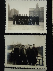 1958年 上海嘉定工作人员 下乡劳动锻炼前照片一组6张合销(徐正铨 李新华 黄宝玉 钱永麟 张连川 朱根生 孟汉光 朱鸿斌 李浩 林学舜)