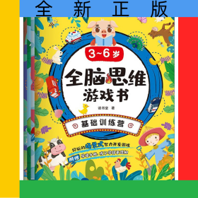 3-6岁全脑思维游戏书(共4册)