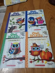 大树学乐出版社的桥梁书大树系列中的「Eva and the New Owl」猫头鹰日记8-9-10-11 4册合售