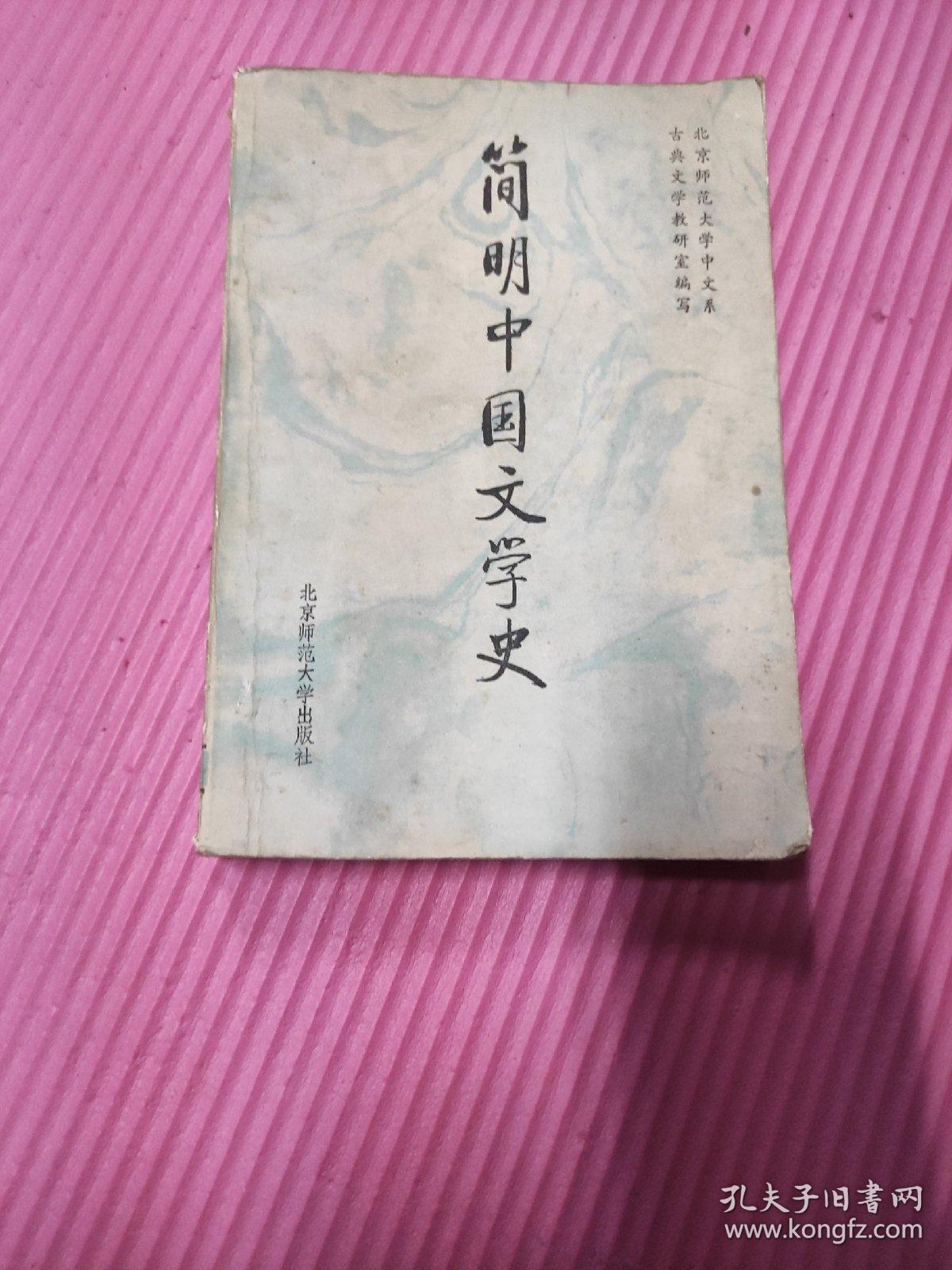 简明中国文学史 （北京师范大学出版社）