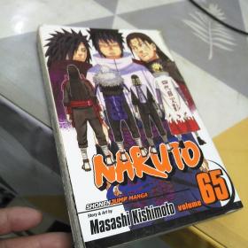 Naruto, Vol. 65：Hashirama and Madara：32开：书脊有透明胶修补见图