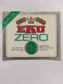 酒标——外国酒标 EKU ZERO