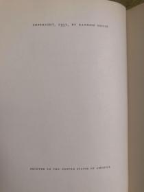 1932年 Random House 木刻大师吉尔插画 乔叟诗作《特洛伊罗斯与克丽西达》犊皮书脊 布面精装 书口毛边 封面烫金图案 书脊书名烫金 附透明防尘护封