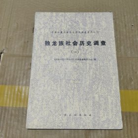 独龙族社会历史调查 一
