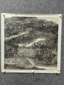 黄群老师精品国画山水保真出售