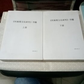 河南塔文化研究 书稿 上下全两册（全面记述河南古塔的专著）