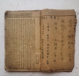 民国三年《医方集解本草备要合编》‌卷一至卷二十三。共23卷4册合订，一套全集。是由清代名医 汪昂 辑录的两部重要医学著作合编而成，包括 《医方集解》 和 《本草备要》 。这两部著作在中医药学中具有重要的地位和广泛的应用价值。很多药方、秘方，非常珍贵！民国三年冬月上海共和书局印行发行。