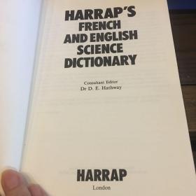 Harrapw's French ae English science dictionary 哈拉普英法和法英科学词典