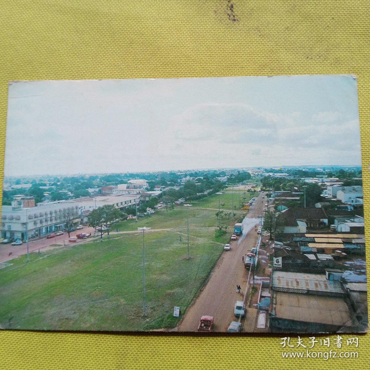 巴西寄往上海的贺年卡一张