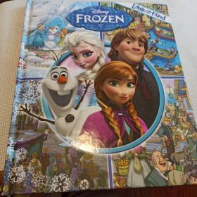 Disney Frozen look and find 冰雪奇缘游戏书找一找