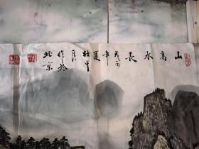 著名山水画画家杜中良山水画