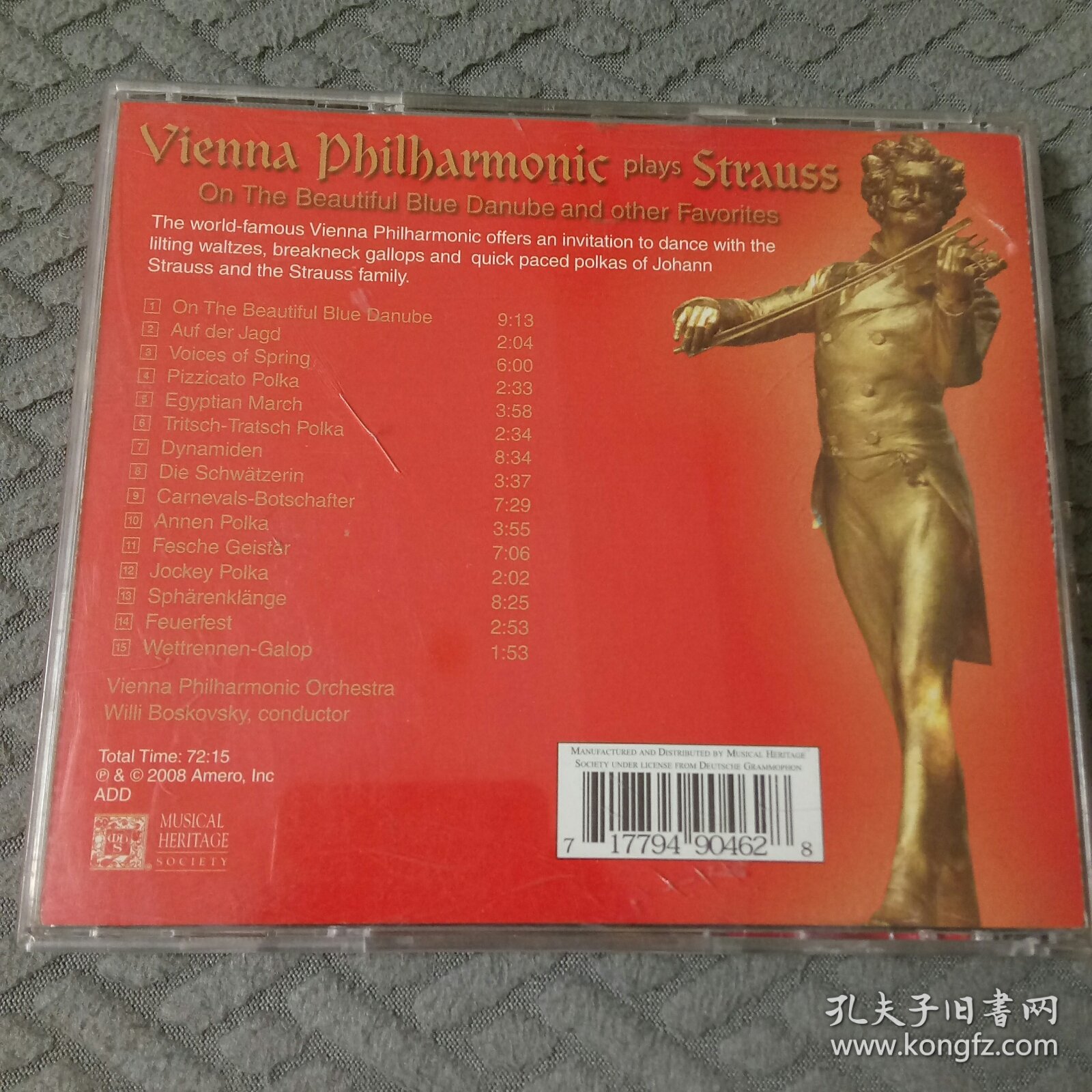 原版老CD strauss - vienna philharmohic 圆舞曲 古典音乐系列