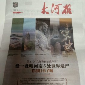 大河报2025年6月4日，5日，6日，9日、10日，11日，12日，13日，16日，17日，18日，19日，20日、23日、24日、25日、26日，27日、30日