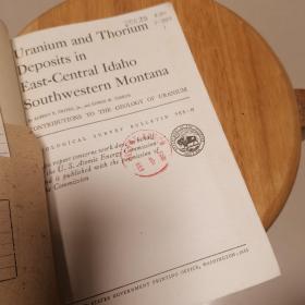 Uranium   and Thorium Deposits  in East  Central Idaho Southwestern Montana（地质观察报告988_H）