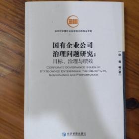 国有企业公司治理问题研究：目标、治理与绩效